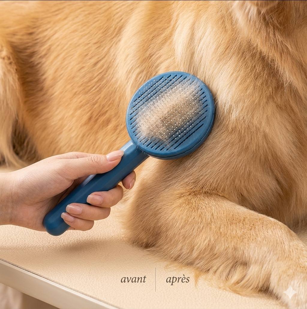 Peigne Autonettoyant pour Chien & Chat